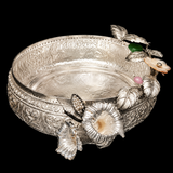 Avira – handcrafted 92.5 sterling silver centrepiece by My Motifs, view 2