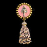 Adevat – handcrafted gold-tone 92.5 sterling silver pendant by My Motifs