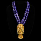 Vran – handcrafted gold-tone 92.5 sterling silver necklace by My Motifs