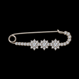 Aviya – handcrafted 92.5 sterling silver brooch by My Motifs