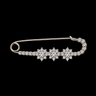 Aviya – handcrafted 92.5 sterling silver brooch by My Motifs