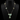 Nysa handcrafted 92.5 silver necklace with polished green jade stone