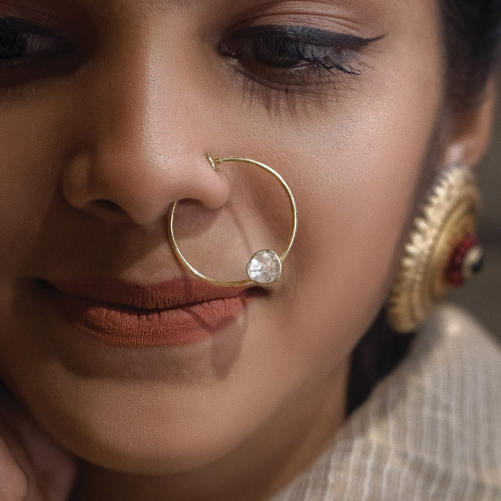 Mastani Nath – handcrafted 18K gold nath by My Motifs