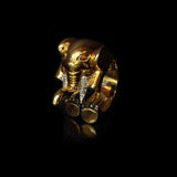 Gold Elephant Ring – handcrafted 14K gold ring by My Motifs
