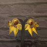 Colossal – handcrafted 18K gold earrings by My Motifs