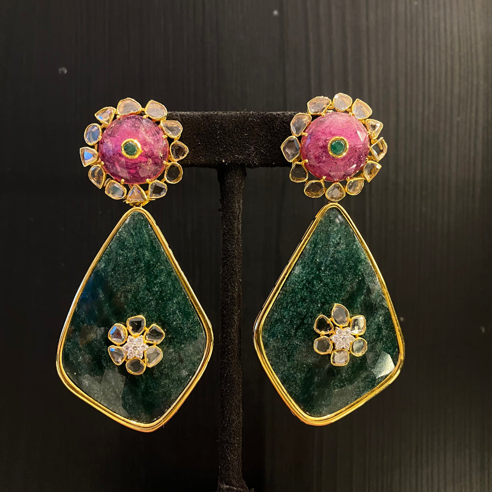 Vira – handcrafted gold earrings by My Motifs