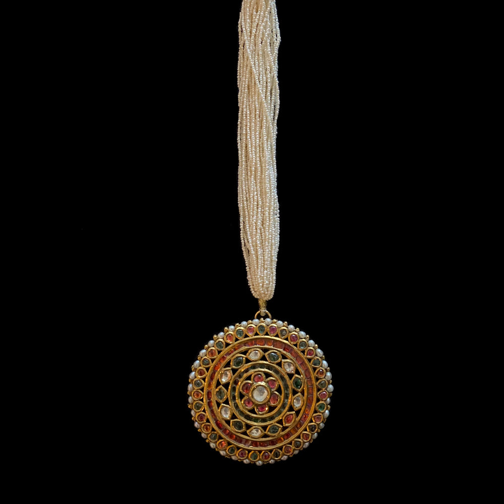 Ajni – handcrafted 22K gold pendant by My Motifs