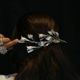 Nrijh – handcrafted 92.5 sterling silver hair pin by My Motifs
