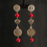 Long Ginni Earrings – handcrafted 92.5 sterling silver earrings by My Motifs