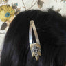 Two Tone Tik Tak Pin – handcrafted dual-tone 92.5 sterling silver hair pin by My Motifs