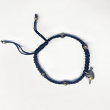 Araj – handcrafted 92.5 sterling silver anklet by My Motifs, view 2