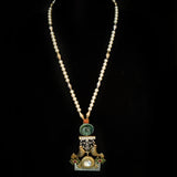 Bela – handcrafted dual-tone 92.5 sterling silver necklace by My Motifs