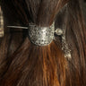 Floral Motif Inspired Hair Pin – handcrafted 92.5 sterling silver hair pin by My Motifs