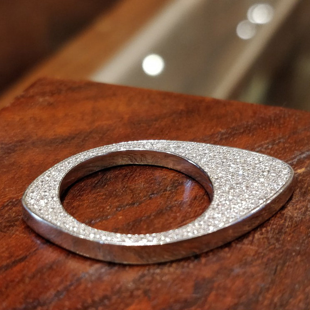 Stone Stud Deluxe Ring – handcrafted 92.5 sterling silver ring by My Motifs