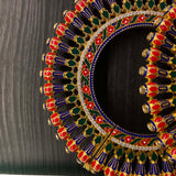 Vriha – handcrafted gold-tone 92.5 sterling silver bracelet by My Motifs, view 4
