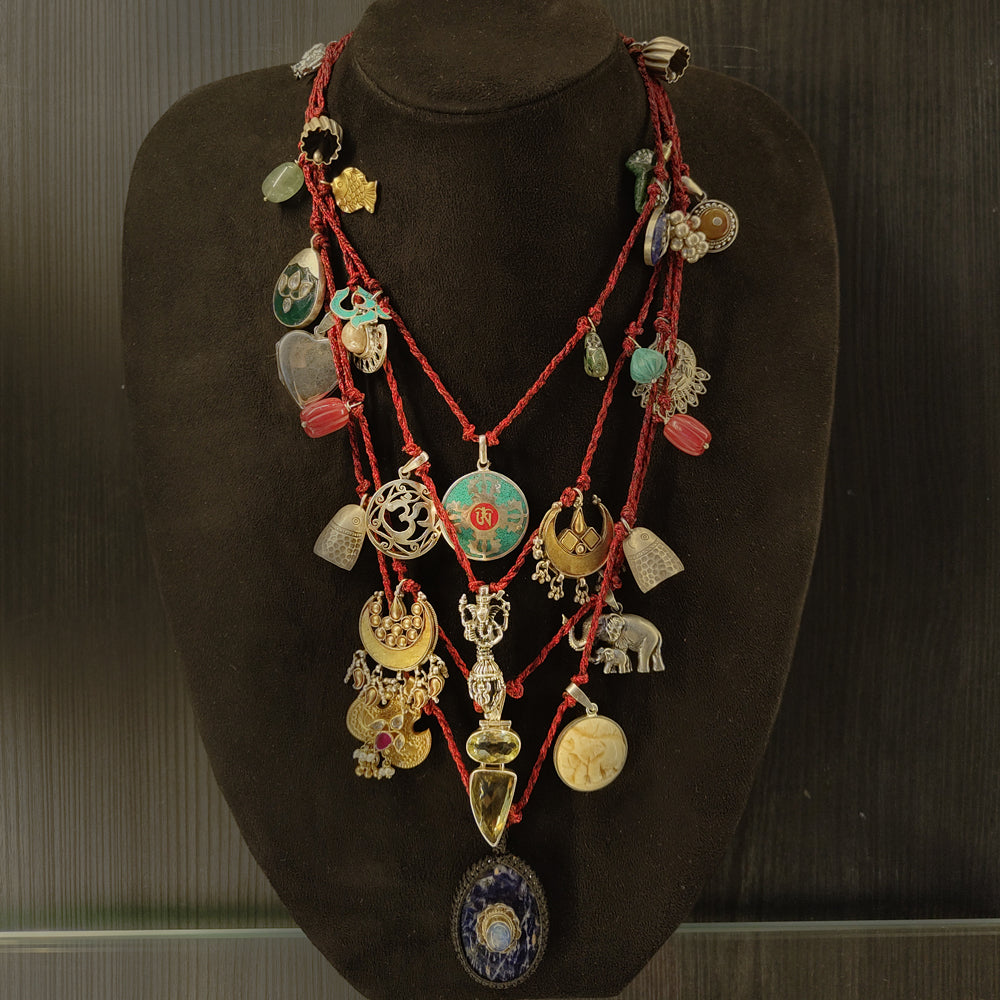 Chanchal – handcrafted 92.5 sterling silver necklace by My Motifs