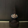 Avighna – handcrafted oxidised 92.5 sterling silver ring by My Motifs