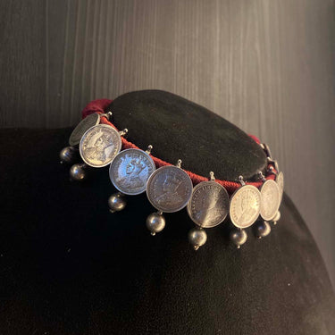 Asat – handcrafted 92.5 sterling silver necklace by My Motifs, view 3