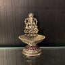 Silver ganesha diya – handcrafted 92.5 sterling silver diya by My Motifs