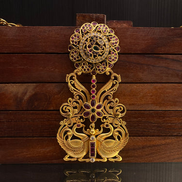 Grava – wooden bag with gold-tone silver frame by My Motifs, view 3