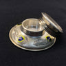 Eccentric Sindoor Dibbi – handcrafted 92.5 sterling silver dibbi by My Motifs