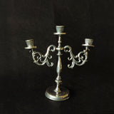 Three Way Candle Stand – handcrafted 92.5 sterling silver candle stand by My Motifs
