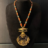Yasri – handcrafted gold-tone 92.5 sterling silver necklace by My Motifs
