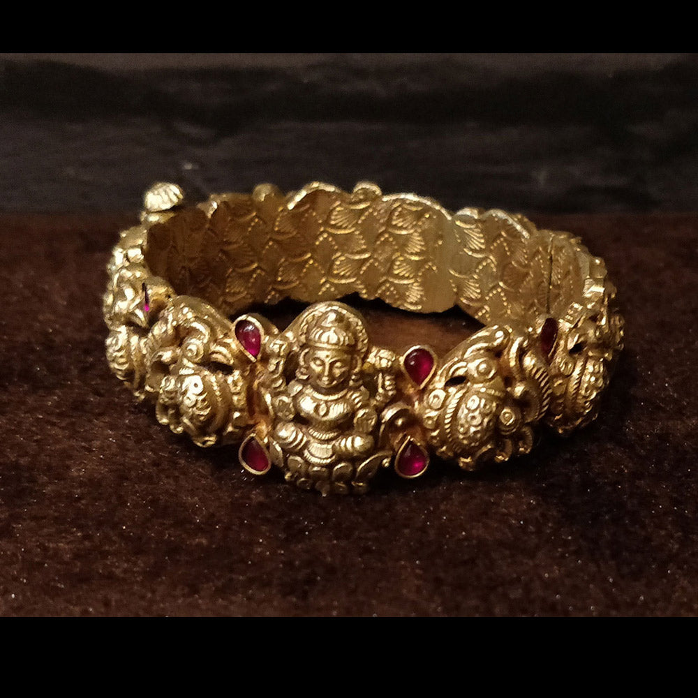 Laxmi Nakshi Kada – silver kada bracelet – My Motifs