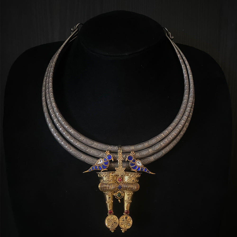Veera – silver necklace – My Motifs
