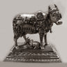 Silver Kamdhenu Cow – handcrafted 92.5 sterling silver figurine by My Motifs