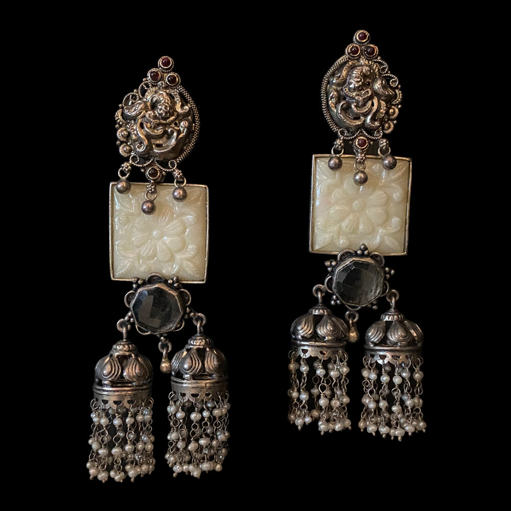 Chaya – handcrafted 92.5 sterling silver earrings by My Motifs
