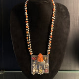 Atre – handcrafted dual-tone 92.5 sterling silver necklace by My Motifs