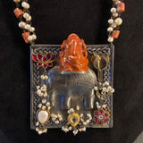Atre – handcrafted dual-tone 92.5 sterling silver necklace by My Motifs, view 2