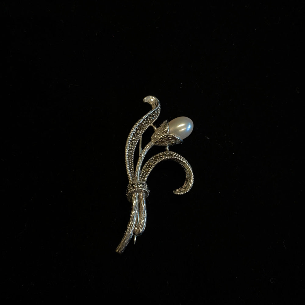 Yahav – handcrafted 92.5 sterling silver brooch by My Motifs