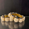 Vadur – handcrafted gold-tone 92.5 sterling silver bangle by My Motifs