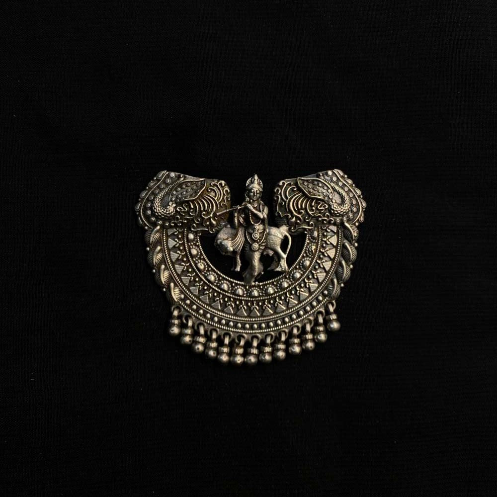 Dhvara – handcrafted 92.5 sterling silver pendant by My Motifs