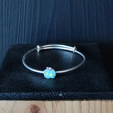 Apple Charm Kids Rakhi – handcrafted 92.5 sterling silver rakhi by My Motifs