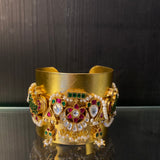 Devyar – handcrafted gold-tone 92.5 sterling silver kada by My Motifs, view 5