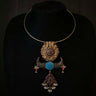 Svetak – handcrafted gold-tone 92.5 sterling silver necklace by My Motifs