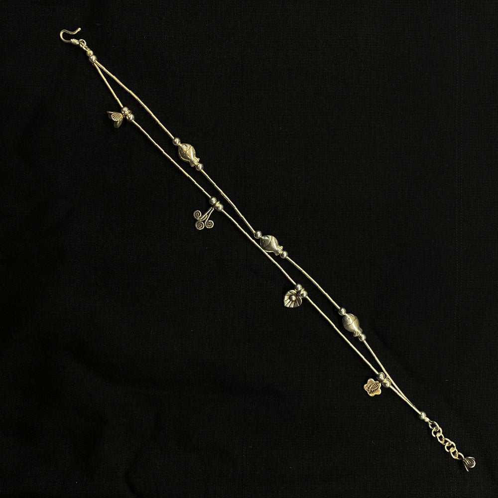 Tiny Charm Rakhi – handcrafted 92.5 sterling silver rakhi by My Motifs