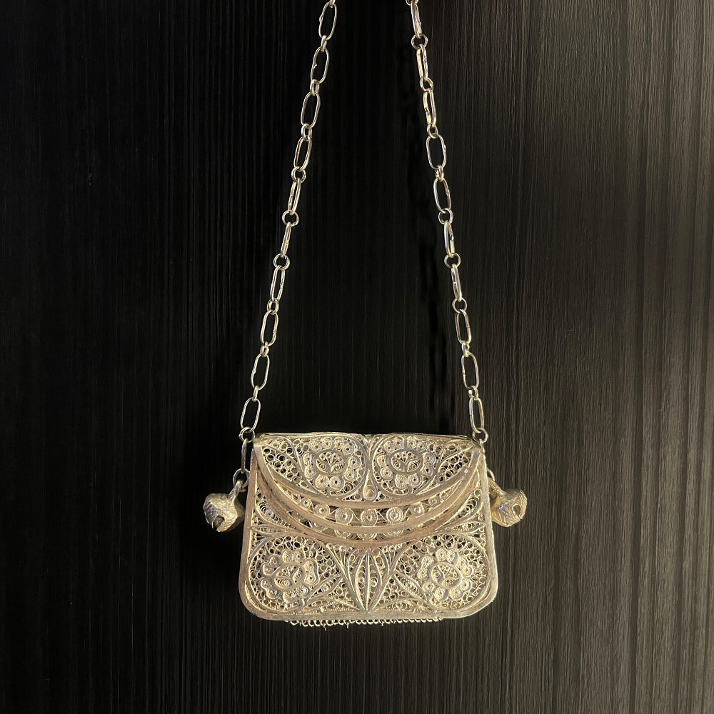 Tara – handcrafted 92.5 sterling silver purse by My Motifs