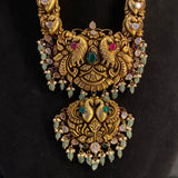 Dayant – handcrafted gold-tone 92.5 sterling silver necklace by My Motifs, view 2