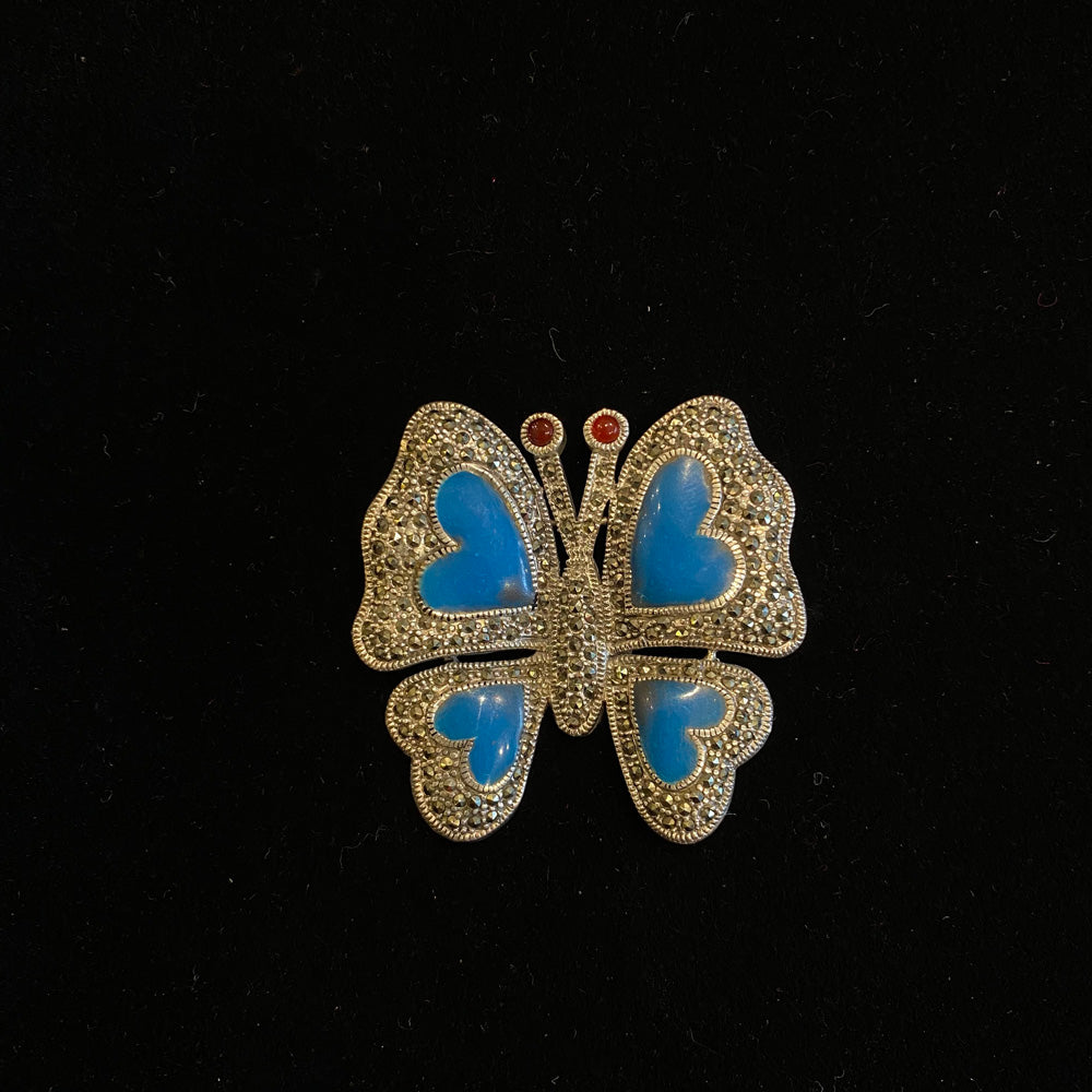 Anvid – handcrafted 92.5 sterling silver brooch by My Motifs
