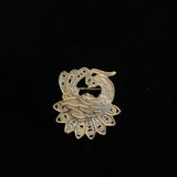 Brida – handcrafted 92.5 sterling silver brooch by My Motifs