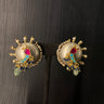 Akrur – handcrafted dual-tone 92.5 sterling silver earrings by My Motifs