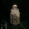 Intricate Silver Jar – glass jar with intricate silver work by My Motifs