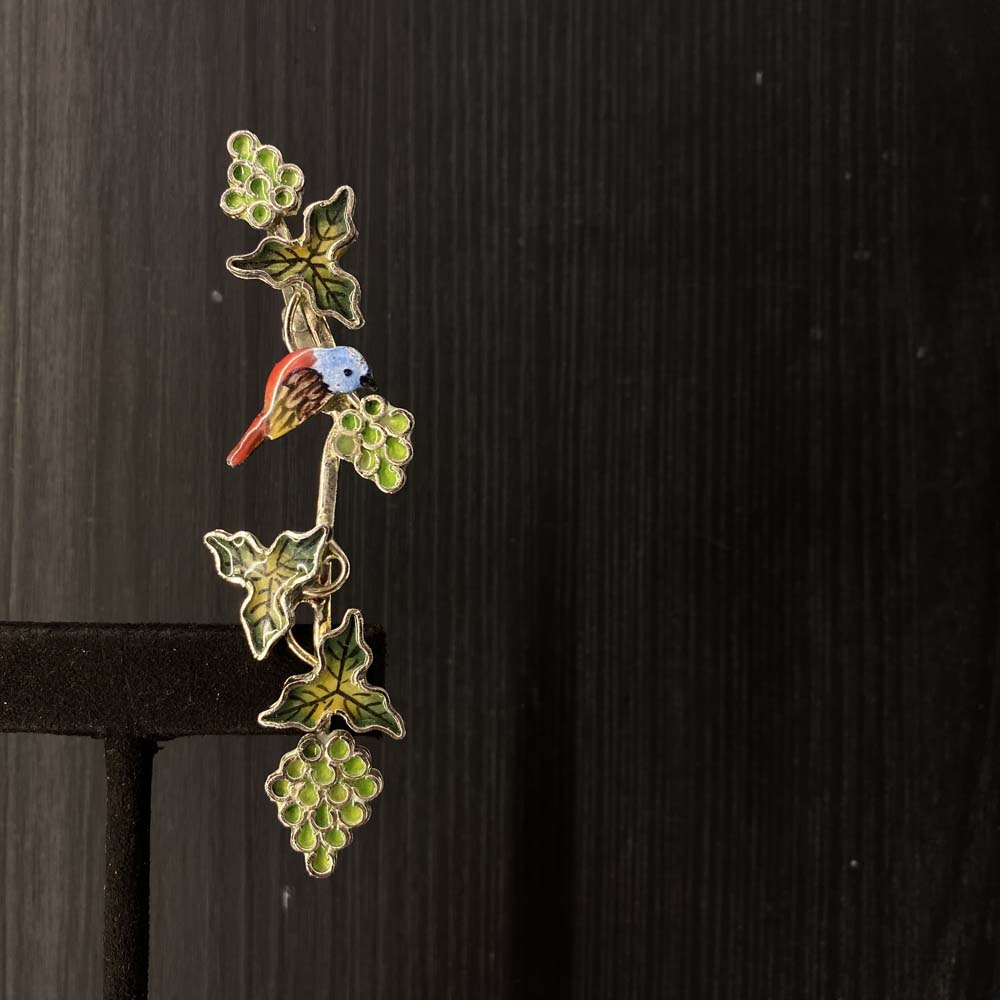 Vajrah – handcrafted 92.5 sterling silver earrings by My Motifs