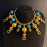 Adant – handcrafted gold-tone 92.5 sterling silver necklace by My Motifs