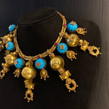 Adant – handcrafted gold-tone 92.5 sterling silver necklace by My Motifs, view 3