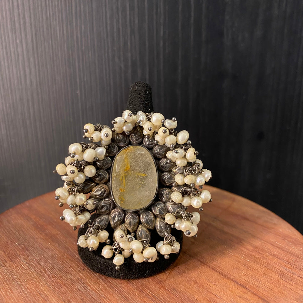 Sagaj – handcrafted 92.5 sterling silver ring by My Motifs